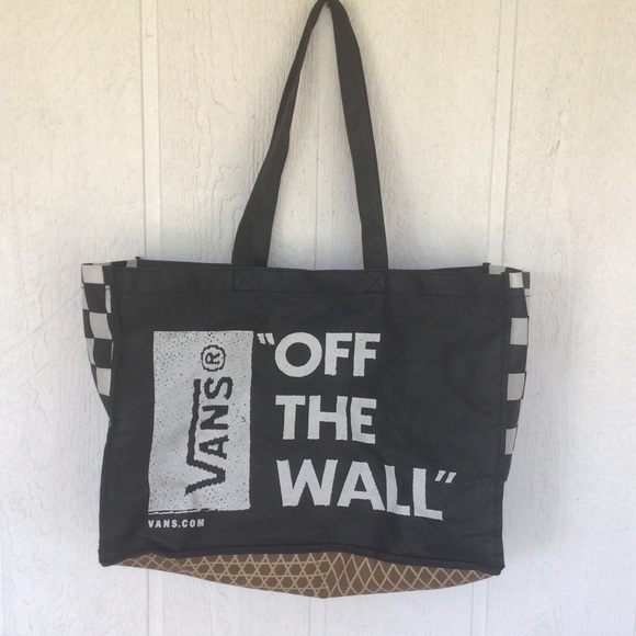 VANS OFF THE WALL REUSABLE TOTE BAG LARGE - Picture 2 of 9